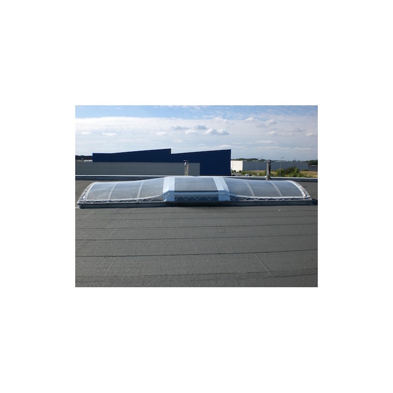 Couverture de skydome en bâche PVC résistante - Protection solaire et étanchéité_0