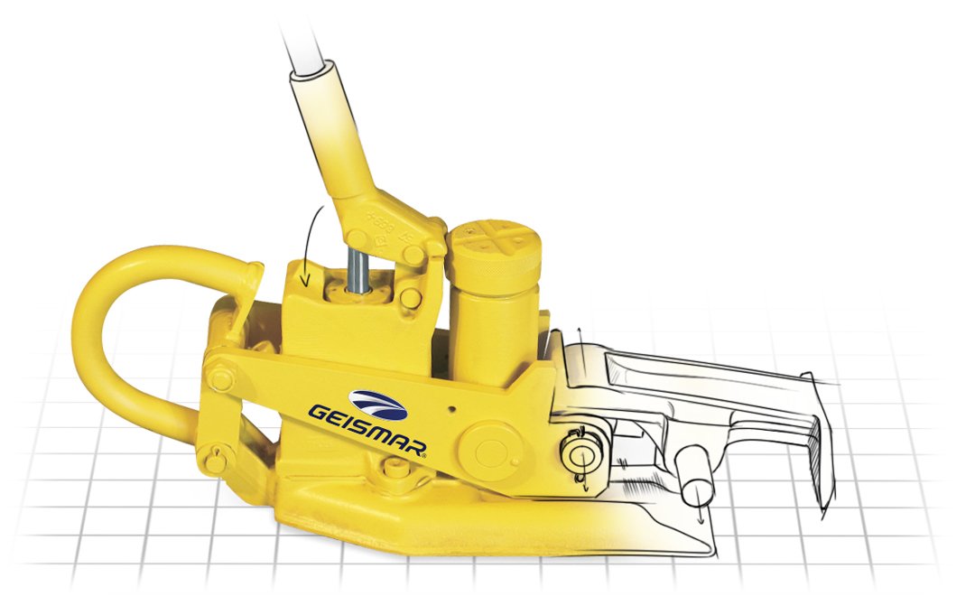 Cric hydraulique de ripage et de levage - Lift Hornet CH65 - pour voies ferrées et appareils_0