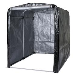 Décoshop26 - Garage à vélos en aluminium protection uv étanche 201 x 157 x 201 cm anthracite 04_0006953 - 3000261478553_0