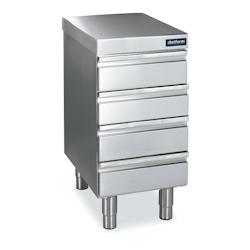 Distform Meuble Neutre Inox 4 Tiroirs Gamme 600 Sans plan de travailAcier inoxydable 500x600x600xmm - 651637183699_0