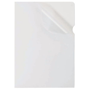 ELBA Pochettes coins transparentes format A4, PVC, 0,15 mm