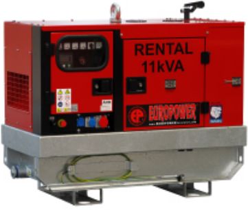 EPSR11-3TDE - 991011023 - Groupe électrogène industriel insonorisé - Europower - 3000tpm, 50Hz, moteur diesel Kubota 4 temps_0
