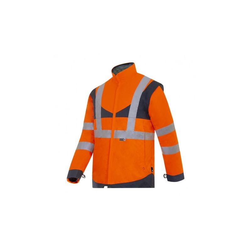 Gilet de froid ANNAPURNA - doublure polaire - manches amovibles et intégration parka T2S_0