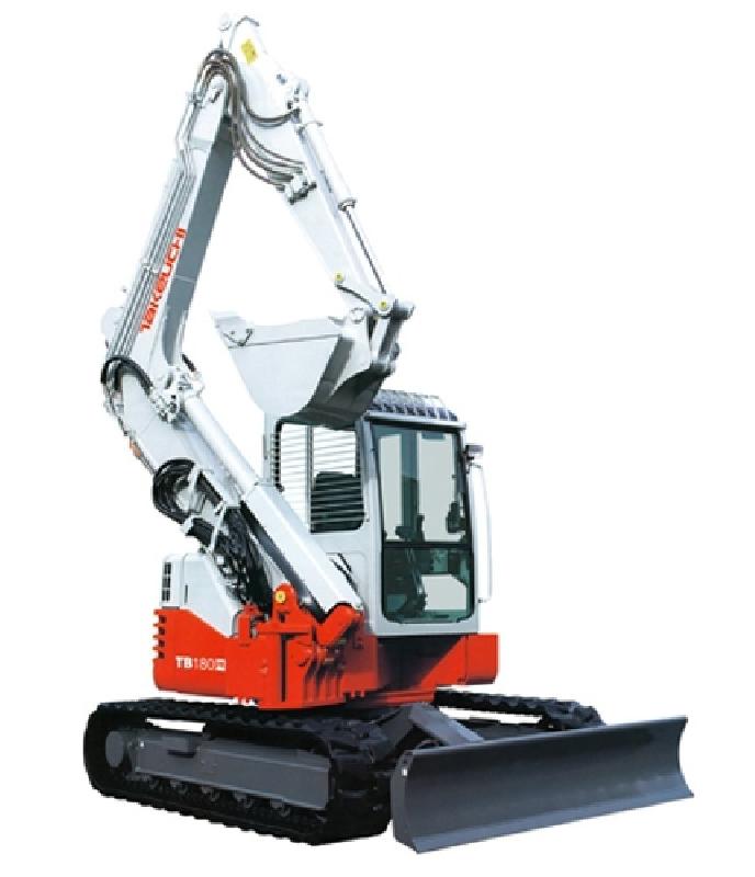 Mini Pelle Takeuchi TB 280FR - Poids 8350 kg - Profondeur de fouille 4545 mm - Puissance 61,6 ch - Moteur Yanmar 4 cylindres_0