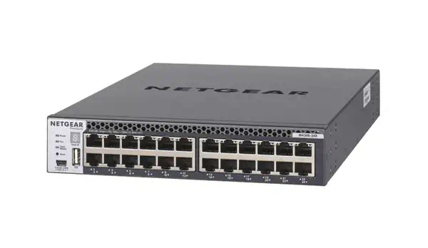 NETGEAR M4300-24X Géré L3 10G Ethernet (100/1000/10000) 1U Noir_0