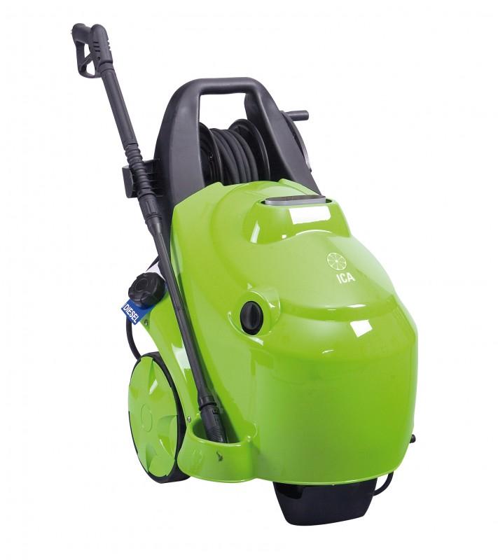 Nettoyeur haute-pression autonome ICA PWH 140/8 SAB monophasé - 140 bar - 8L/min - flexible 15m avec enrouleur - lance jet plat_0