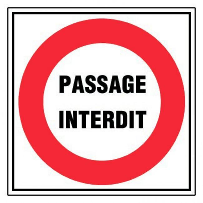 Panneaux rigides 480x480 mm interdictions dangers - PNCPSC-NV02/PI_0