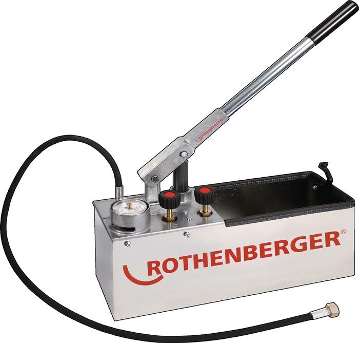 Pompe de vérification RP 50 0-60 bar R 1/2 po. Volume aspiré par course env. 45 ml ROTHENBERGER_0