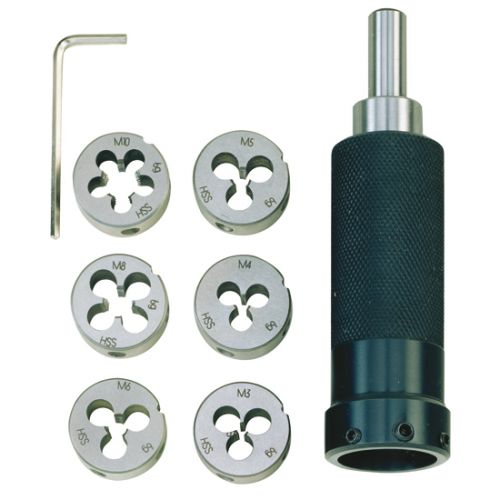 PORTE-FILIÈRE AVEC FILIÈRE POUR FILETAGE EXTÉRIEUR DE M3 À M10