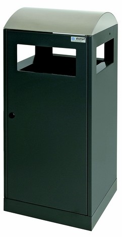 Poubelle extérieure 90l dessus inox_0