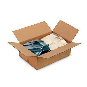RAJA Caisse américaine carton simple cannelure - L.Int. 60 x l.40 x h.20 cm - Kraft brun - Lot de 20_0