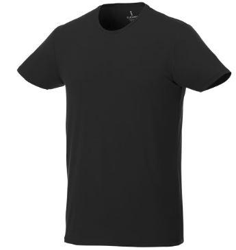 T-shirt bio manches courtes homme Balfour - coton biologique ringspun 95% et 5% élasthanne - 200 g/m²_0