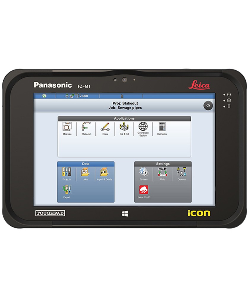 Tablette contrôleur de terrain 7 po - Leica iCON CC70 - robuste, légère et écran tactile_0