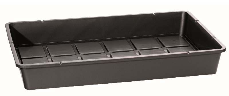 Terrine à semis XXL - rigide, drainante, non perforée, plastique injecté - 59x39x6 cm_0