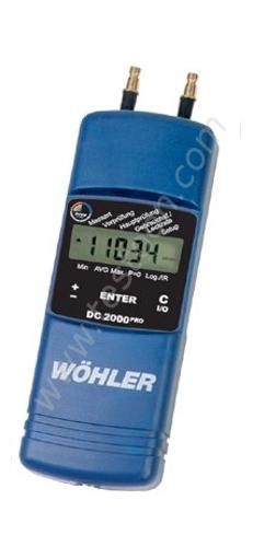 Manomètre enregistreur multifonctions wöhler dc 2000 pro, 1pa à 2bar - WOHDC2000Pro_0