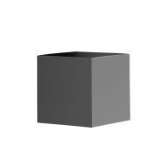 Jardinière 720 - ABES - Aluminium, carré ou rectangulaire - Hauteur avec pieds : 810 mm_0