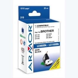ARMOR CARTOUCHE COMPATIBLE JET D'ENCRE LC980/LC1100 NOIR K12444