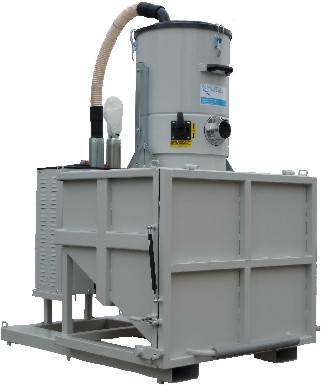 Aspibenne 530 et 1000 litres - Aspirateur industriel huile et copeaux avec filtration performante_0