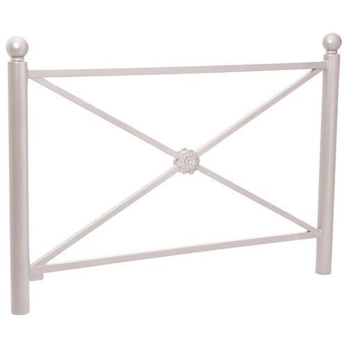 BARRIÈRE PROVINCE ROSACE 1.57 M BOULE - ZINC GRIS 7044 - PROCITY