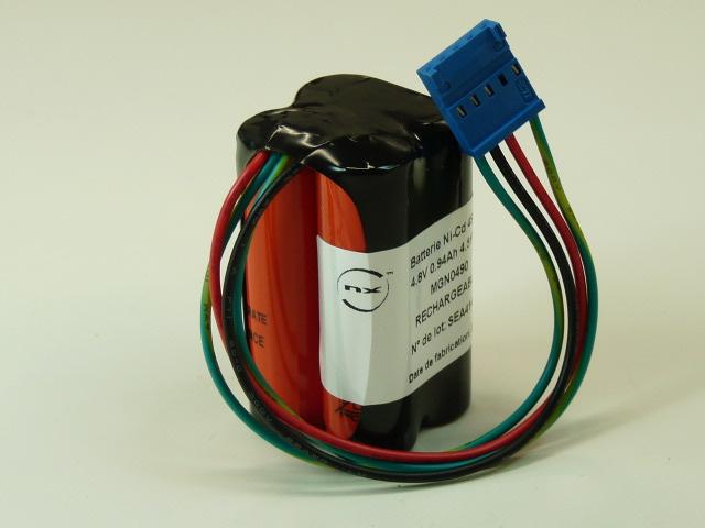 Batterie industrielle NiCd 4 x AA 4S1P VRE ST2 - 4.8V 940mAh - Marque NX_0