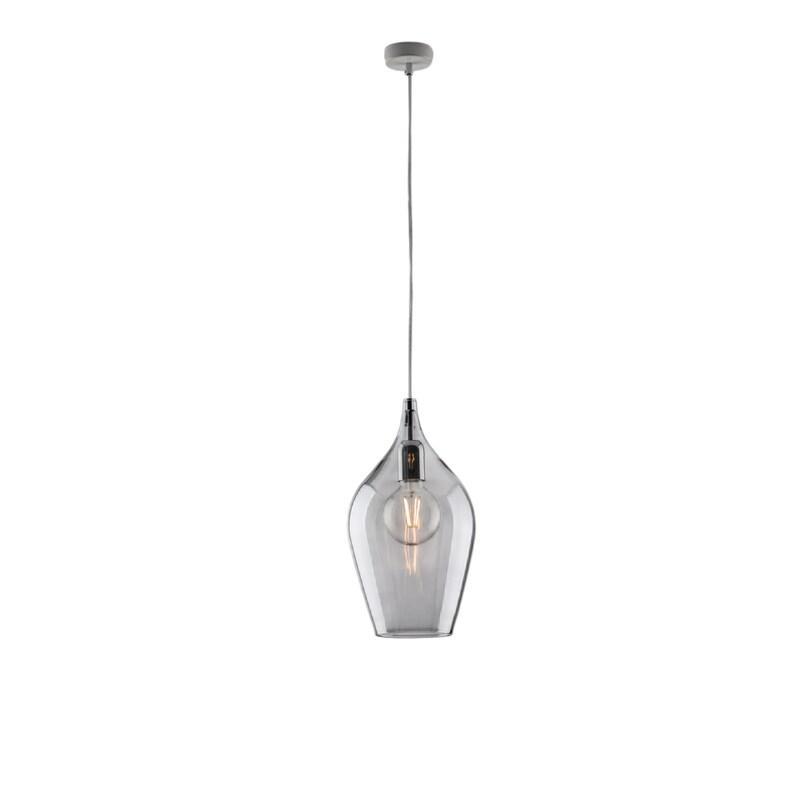 Bonetti Illumina Ares Suspension Iron avec verre gris pyrex 1 lumière 142 d.20 BL273-S1-GR - gris 8050713218584_0