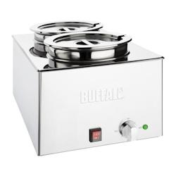 Buffalo Bain-marie avec 2x 5.2L bols - 5050984678813_0