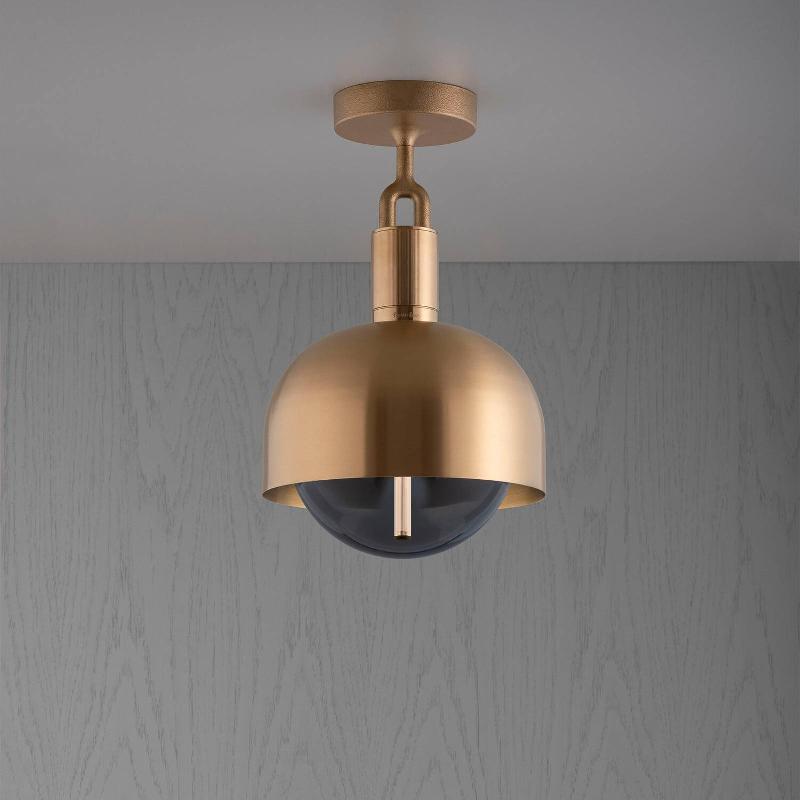 BUSTER + PUNCH FORKED PLAFOND LAITON/FUMÉE Ø 25CM