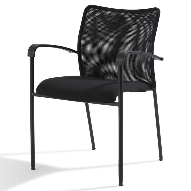 Chaise empilable avec accoudoirs fixes_0