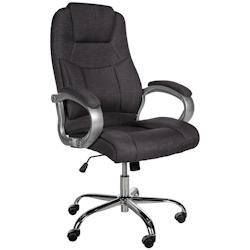 CLP Fauteuil de bureau XL Apoll Tissu Gris foncé - gris textile 191690756_0
