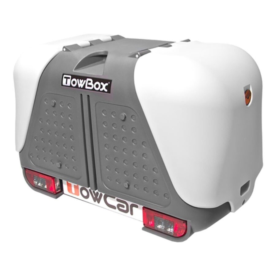 Coffre d'attelage pour vos bagages, vos poussettes, vos valises, vos fauteuils roulants - TOWBOX V2 gris T2X000C_0