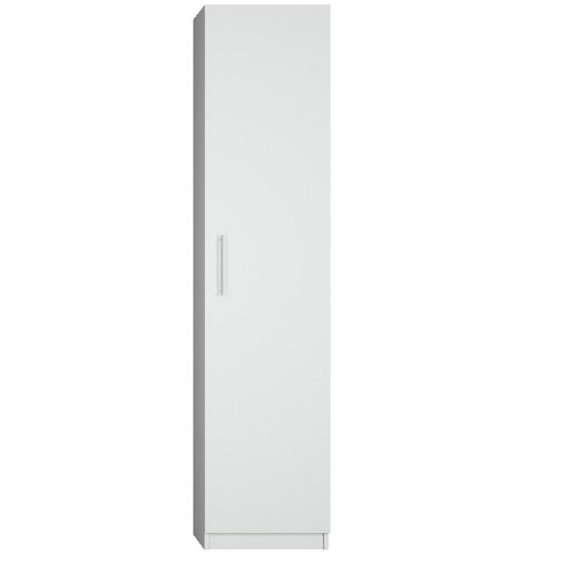 ARMOIRE DE RANGEMENT 1 PORTE BLANC MAT LARGEUR 50 X 60 CM PROFONDEUR_0