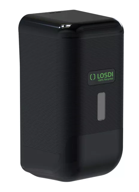 Distributeur manuel modulable LOSDI CJ-3020-BL - pochettes 100% plastique recyclé - noir Ecoluxe_0