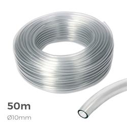 EDM Tuyau en verre transparent Ø Intérieur 10Mm Ø Extérieur 14Mm Rouleau 50M - 8425998742541_0