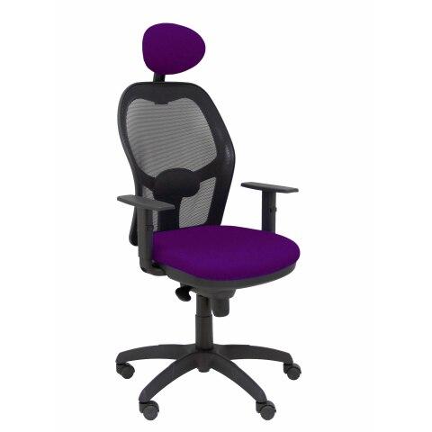 FAUTEUIL DE BUREAU JORQUERA - DOSSIER MAILLE - VIOLET