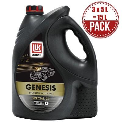 Huile moteur Genesis Special C1 C2 5W30 - Jaguar Land Rover - Carton de 3 x 5L (15L)_0