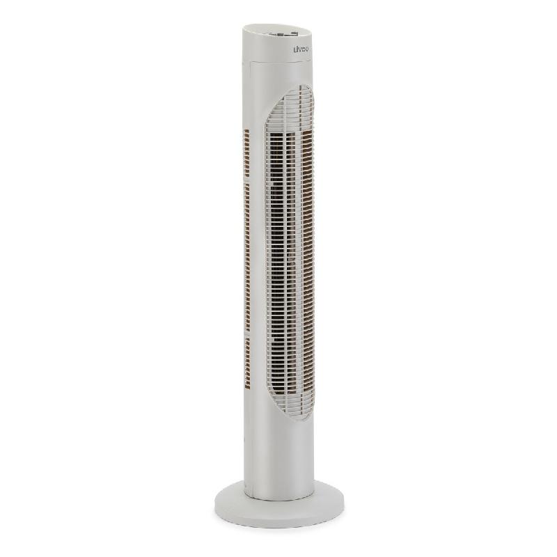 LIVOO ventilateur colonne 50w 3 vitesses blanc DOM509C - blanc 3523930108716_0