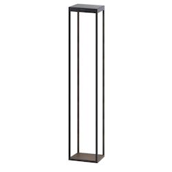 Lumisky Borne solaire LED blanc chaud RADIA MEGA aluminium éclairage puissant H110cm - noir 3666162010614_0