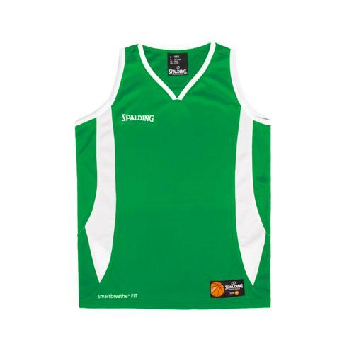 MAILLOT BASKET ENFANT - SPALDING - JAM VERT BLANC