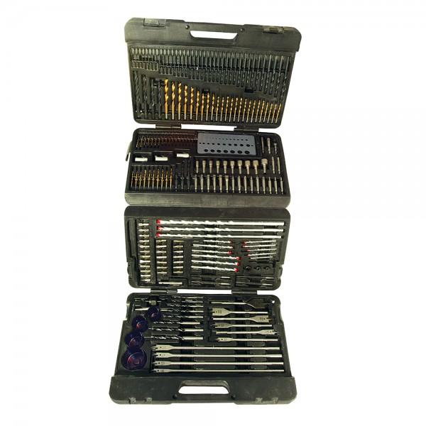 MALLETTE DE 204 ACCESSOIRES ASSORTIS POUR PERCEUSE