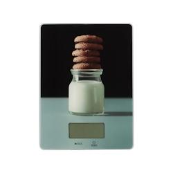 Menastyl - Balance De Cuisine Electronique Decor Biscuit 5 Kg 1g - 3256390191782_0