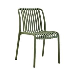 METRO PROFESSIONAL Chaise Gastro empilable Aisen, plastique, vert olive - vert plastique polypropylène 4337255227262_0