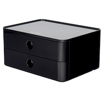 MODULE DE RANGEMENT SMART-BOX 'ALLISON', JET BLACK