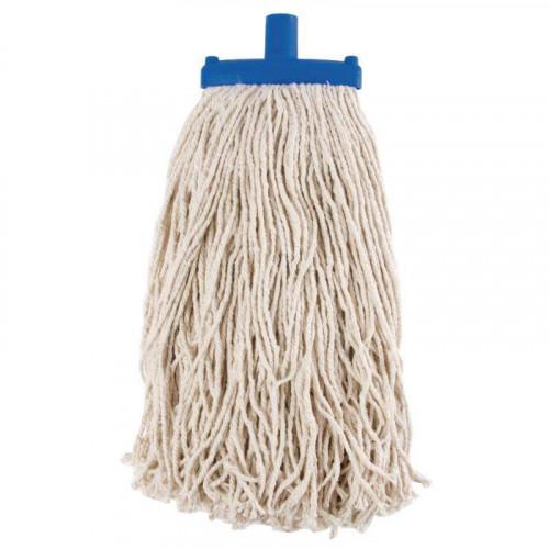 MOP À FRANGES BLANC ET BLEU PROFESSIONNEL JANTEX