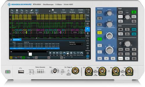 OSCILLOSCOPE 10BITS, 4 VOIES, UPGRADABLE 200MHZ À 1GHZ, ÉCRAN 10.1