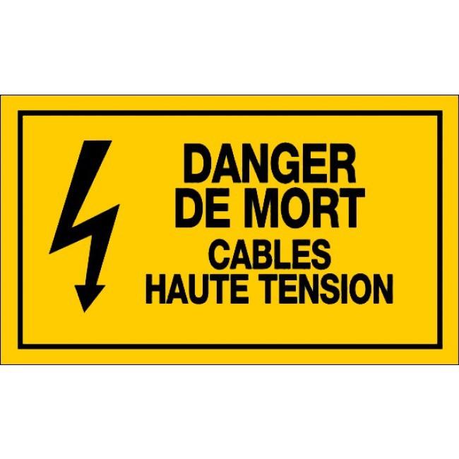 Panneaux rigides 330x200 mm jaune avertissements dangers - PNGPSC-NV10/DMHT_0