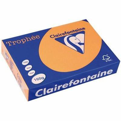 PAPIER TROPHEE - CLEMENTINE - TEINTE VIVE - 80 G - A4 - RAMETTE DE 500 FEUILLES