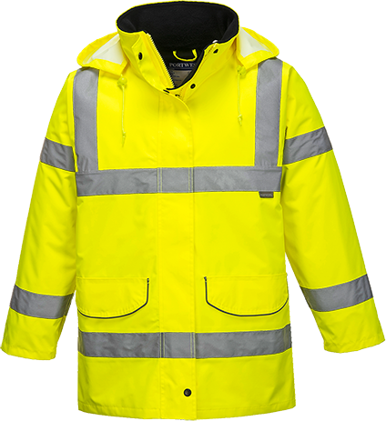 Parka femme hi-vis traffic  jaune s360, m_0