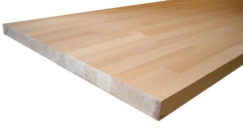 Plateau établi en bois hêtre 2500x750 épaisseur 40 mm - 4704443_0