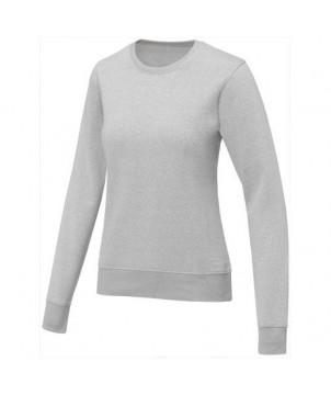 PULL RAS DE COU ZENON POUR FEMME GRIS - TEXTILES MODE PERSONNALISÉS