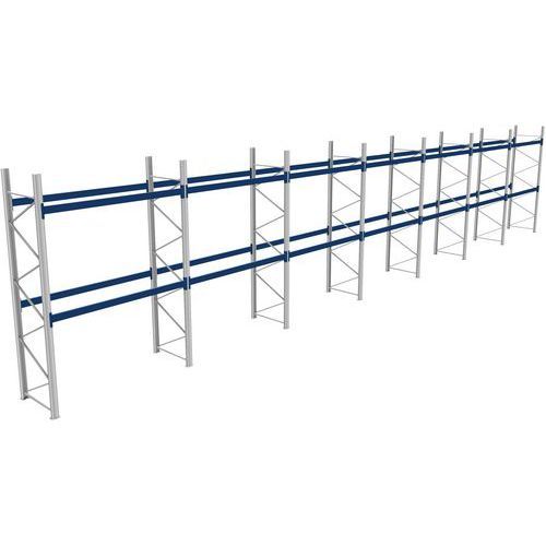 RACK 1 DÉPART + 6 SUIVANTS LXLXH 2700X19900X4000 800KG 2 NIV - BITO